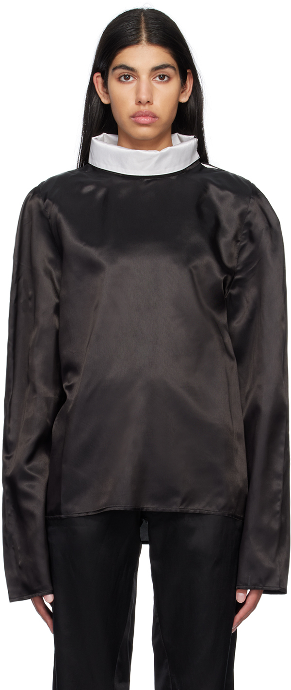 【関税込み】Bianca Saunders SSENSE限定 ブラック トラウザーズ Bianca Saunders for Women FW25 Collection | SSENSE