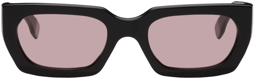 Retrosuperfuture Black Teddy Sunglasses In Pink