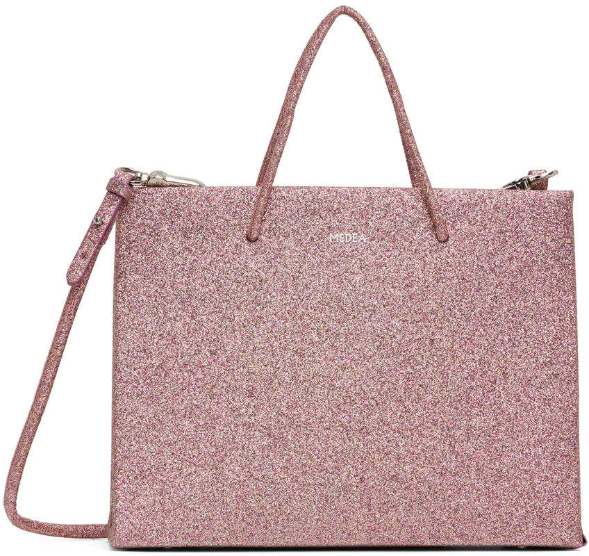 SPELL TOTE BAG PINK AND GREEN - A – hanamer