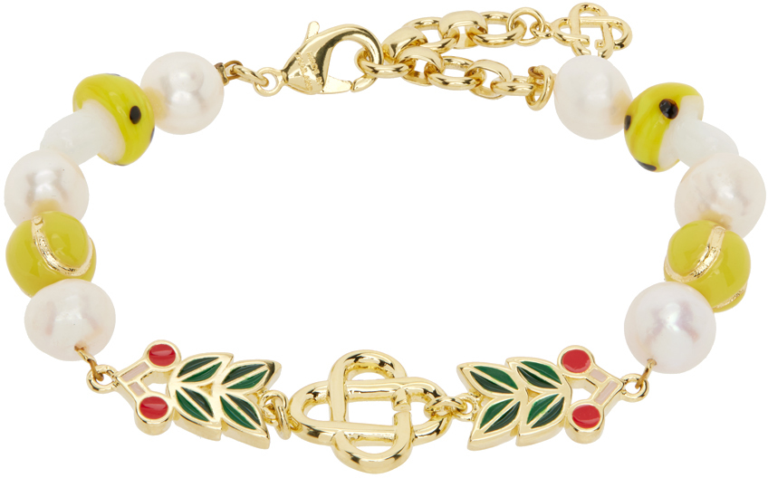 Casablanca Gold Laurel Bracelet