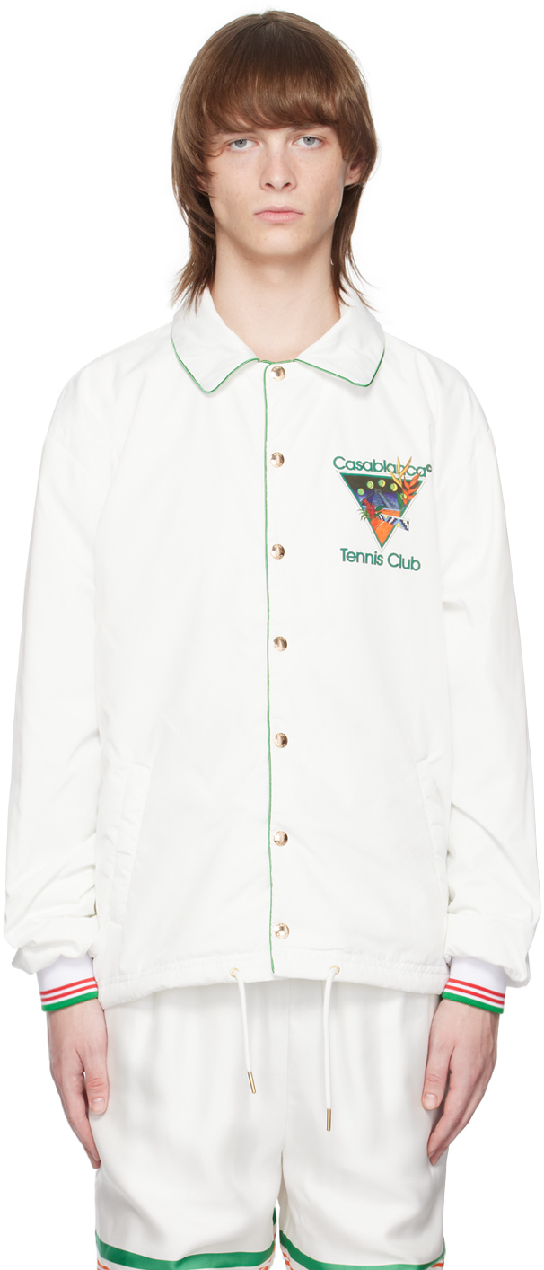 Casablanca White 'Tennis Club' Jacket