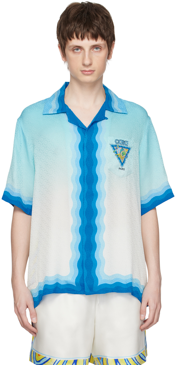 Casablanca Blue Alebrije Armadillo Shirt