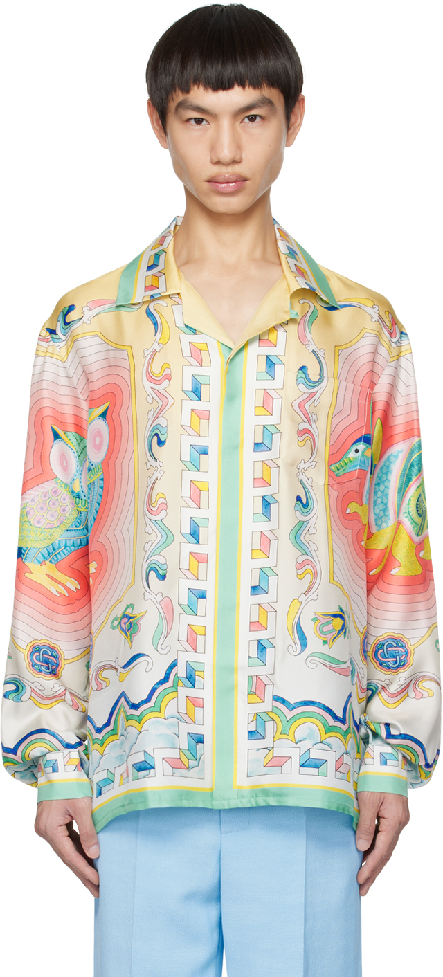 Multicolor Souvenir Shirt by Casablanca on Sale