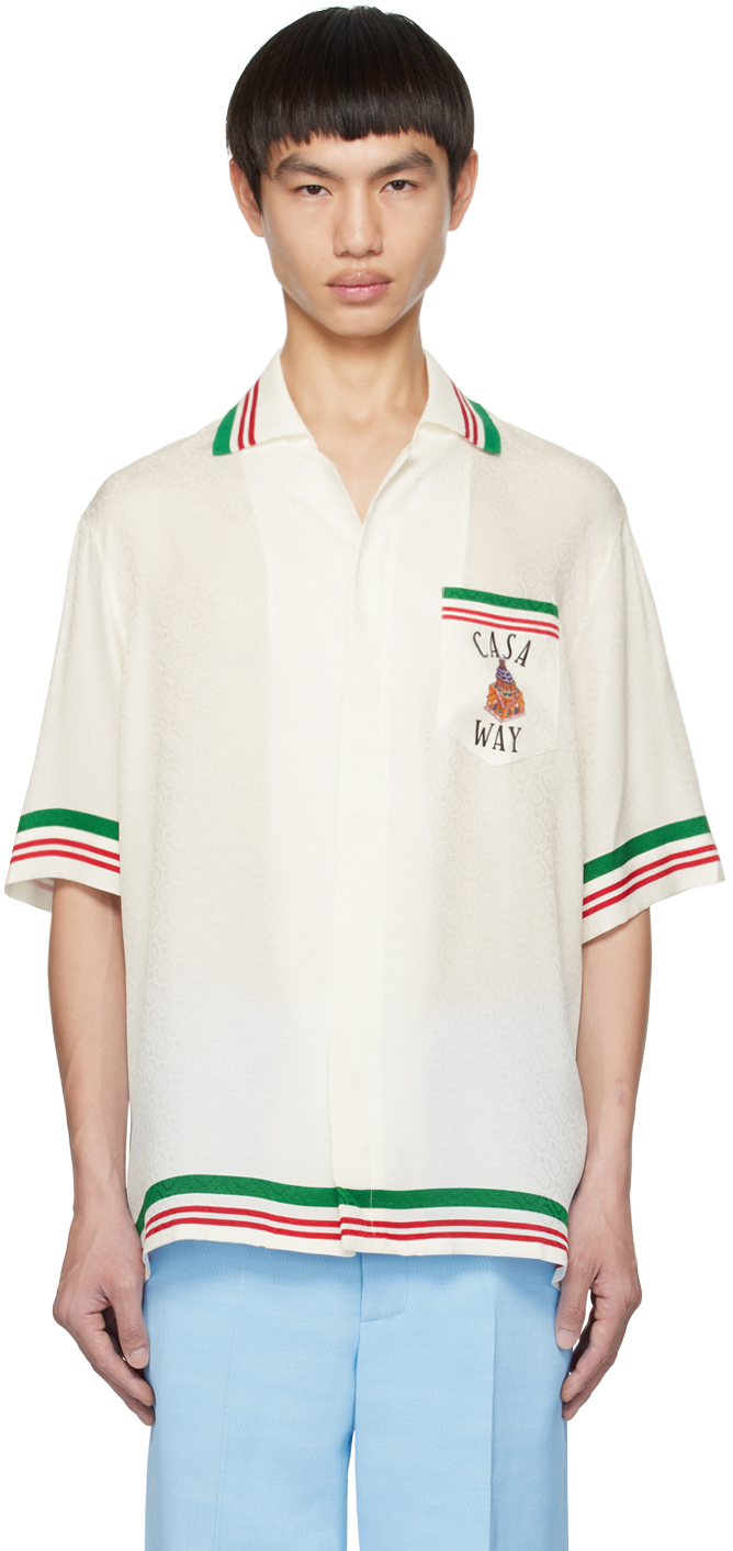 Casablanca White 'Casa Way' Shirt