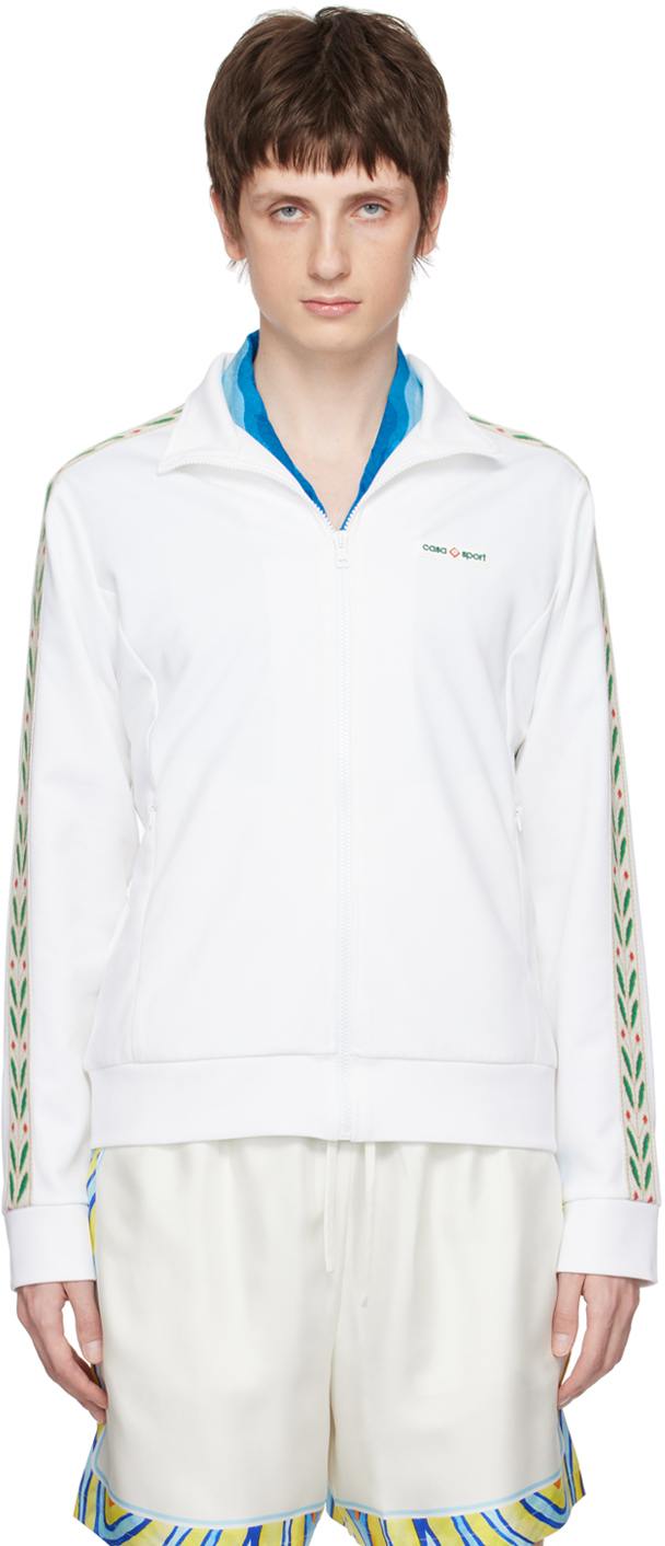 Casablanca Casa Sport Track Jacket In White