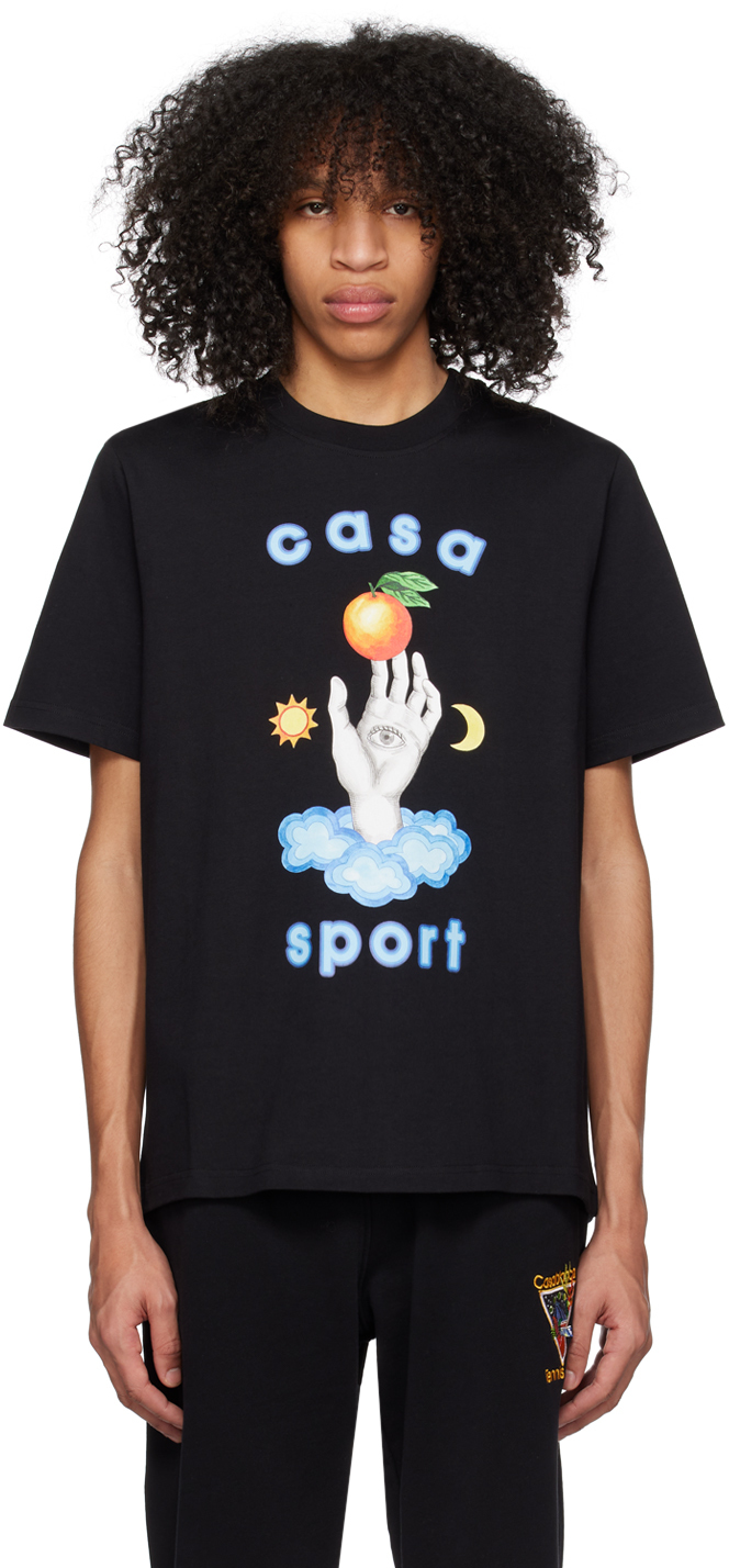 Casablanca Black Casa Talisman T-Shirt