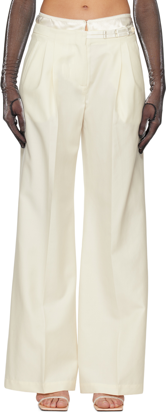 Anna October Off-White Polen Trousers