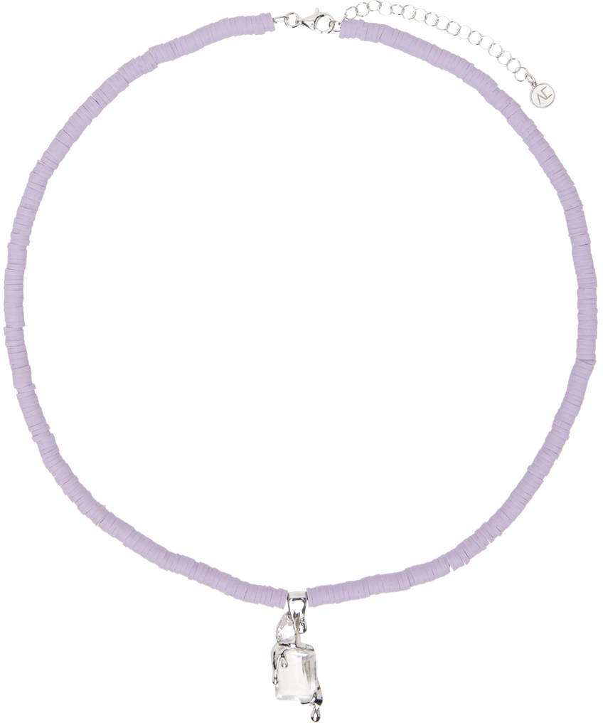 SSENSE Exclusive Purple Raver Necklace