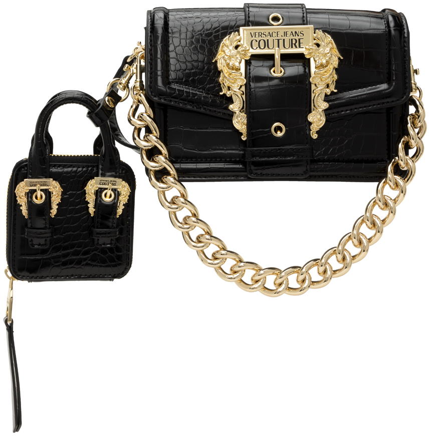 Brown Couture 1 Bag by Versace Jeans Couture on Sale