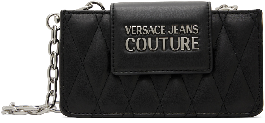 Versace Jeans Shoulder bags couture Women 74VA4BI6ZS610L01 Polyurethane  Black White 148€