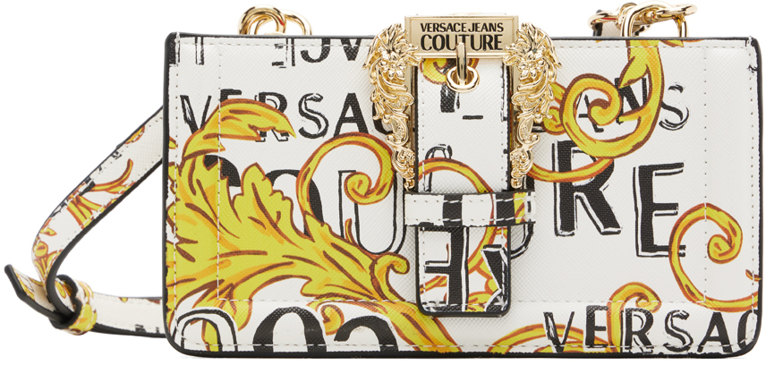 Versace Jeans Couture White Couture 1 Bag In Eg03 White/gold