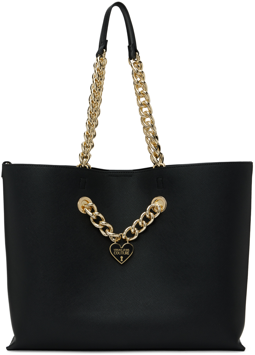 Versace Jeans Couture Black Deluxe Chain Tote