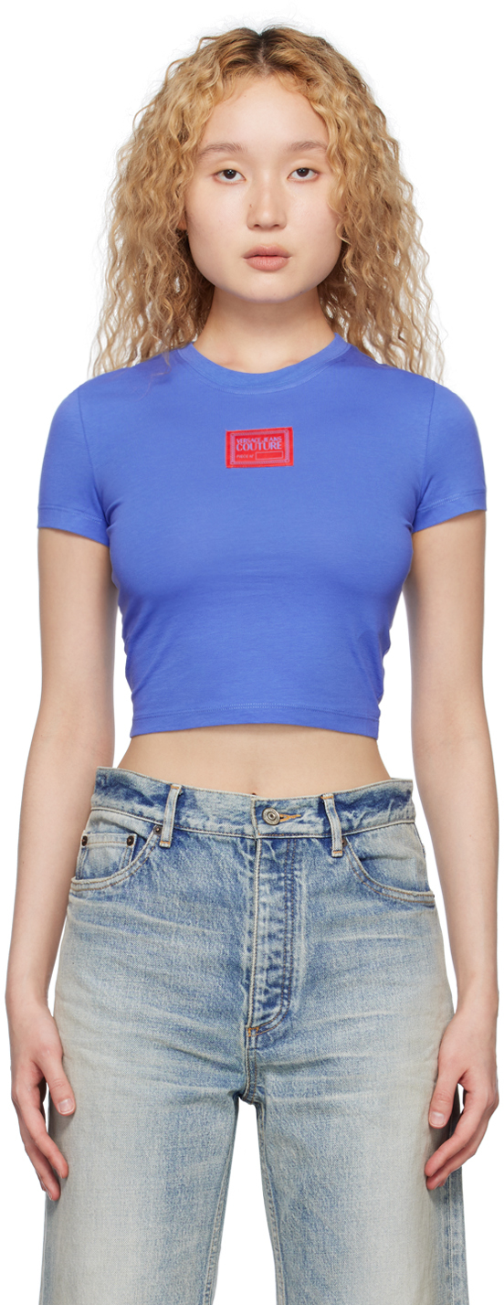 Versace Jeans Couture Blue Piece Number TShirt SSENSE