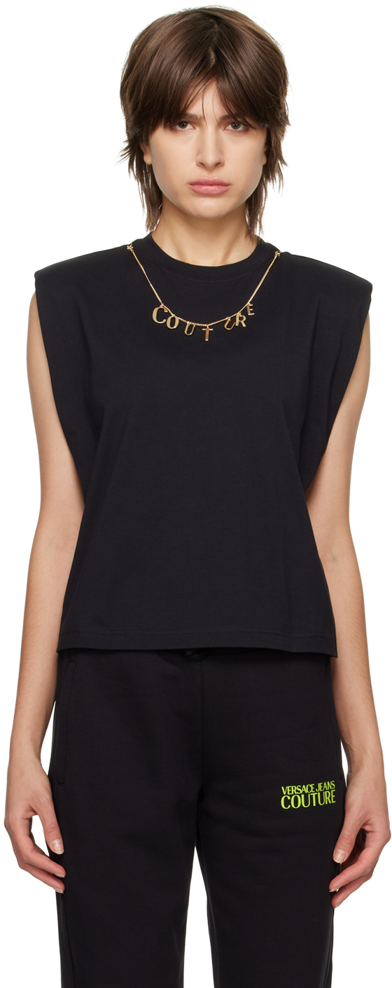 Versace Jeans Couture Black Charms T-Shirt