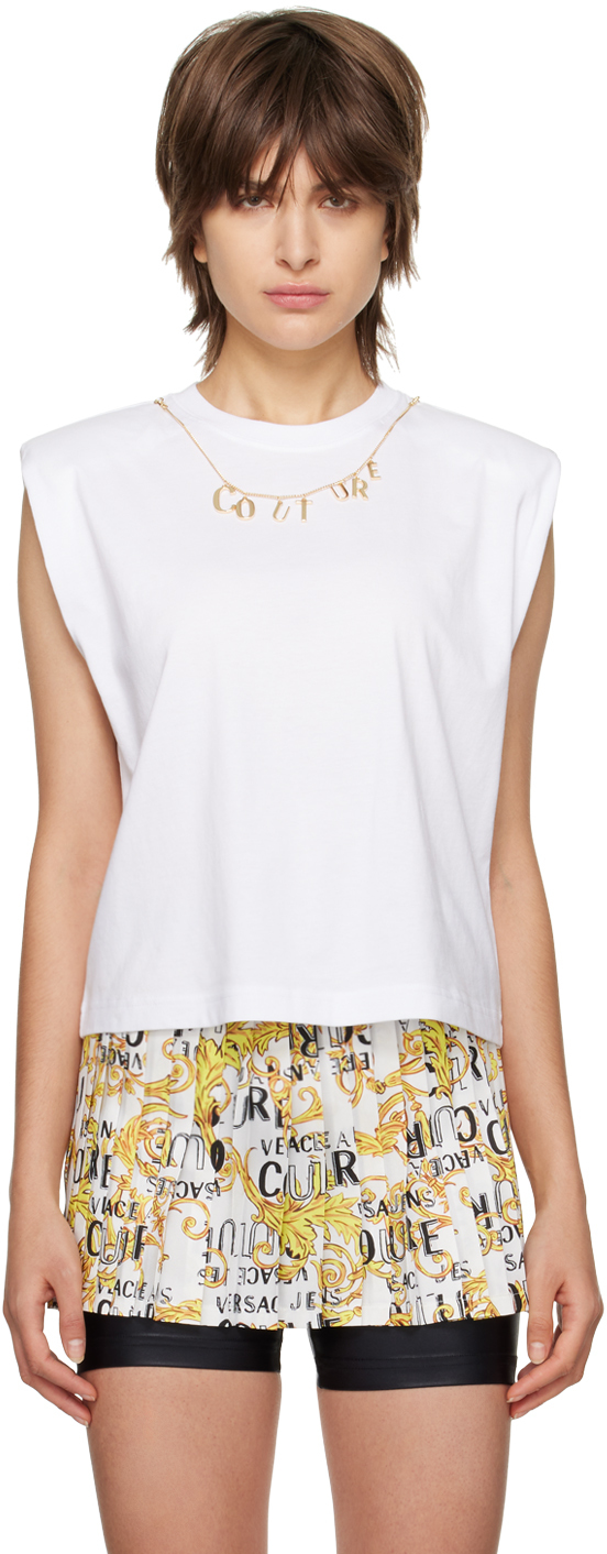 Versace Jeans Couture White Charms T-Shirt