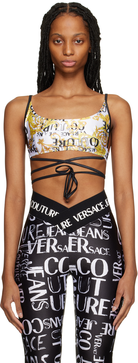 Versace Jeans Couture Chain Couture Crop Top