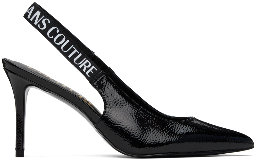 Versace Jeans Couture Black Scarlett Heels In E899 Black