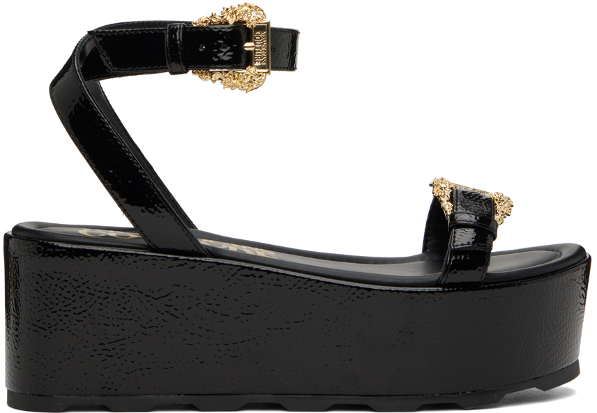 Versace Jeans Couture Black Mallory Sandals