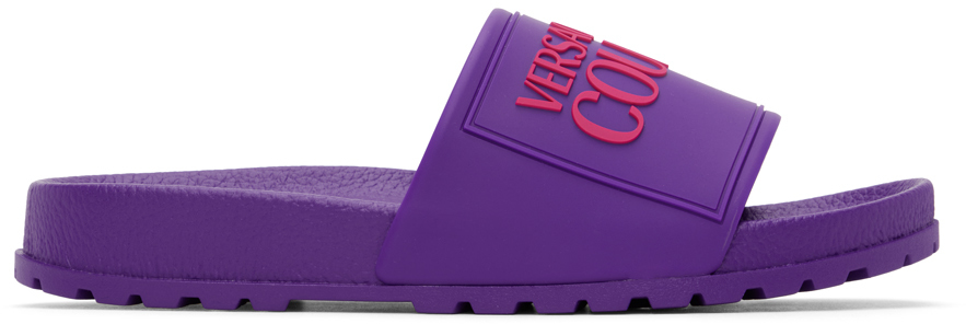 Purple 2024 versace slides