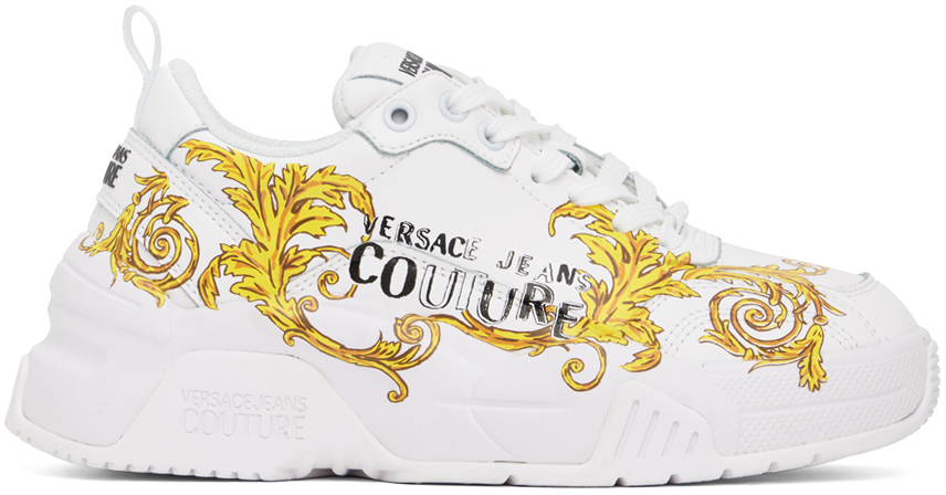 Versace Jeans Couture White Stargaze Trainers