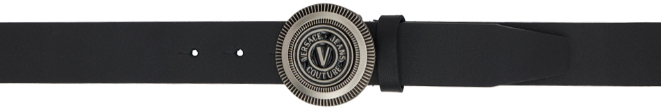 Black V-Emblem Belt