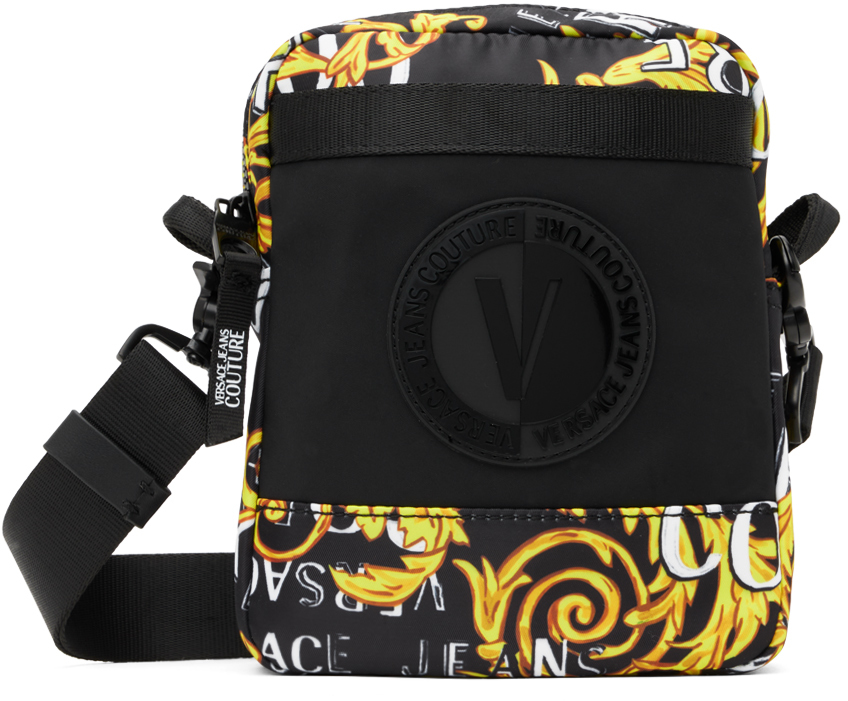 Versace Jeans Couture Chain Couture - Crossbody bag for Man - Black -  75YA4B86-ZS930_G89