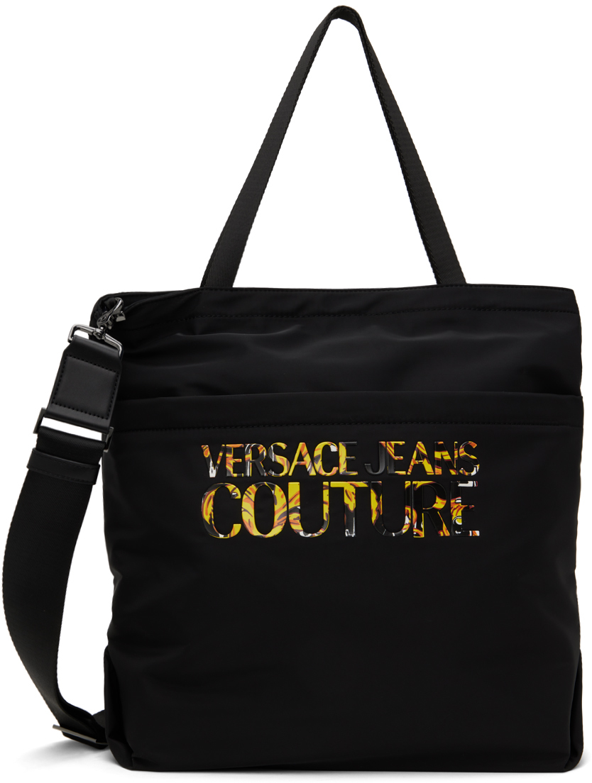 Versace Jeans Couture: Black Zip Tote