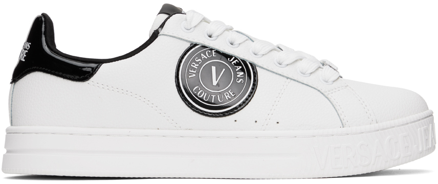 White Court 88 V-Emblem Sneakers