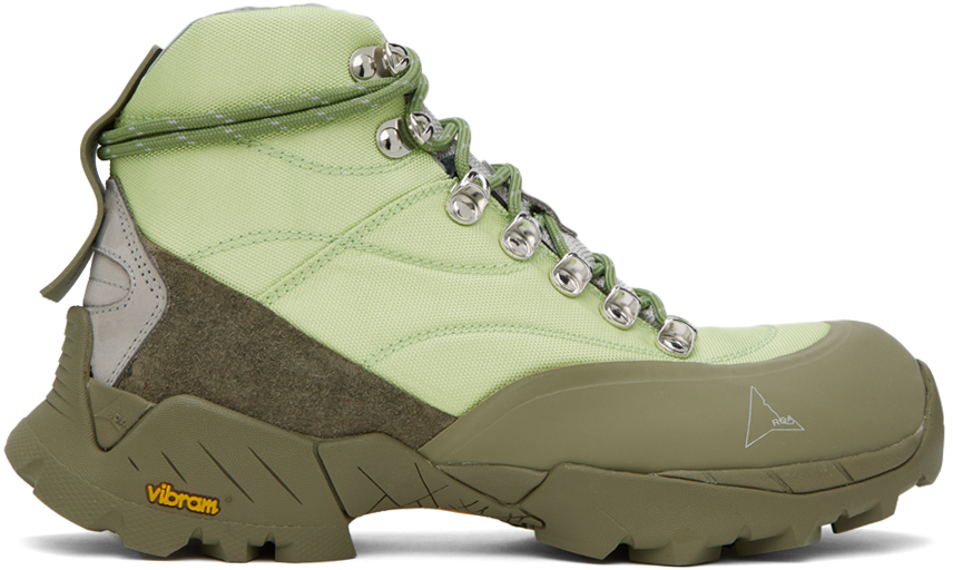 Green Andreas Strap Boots