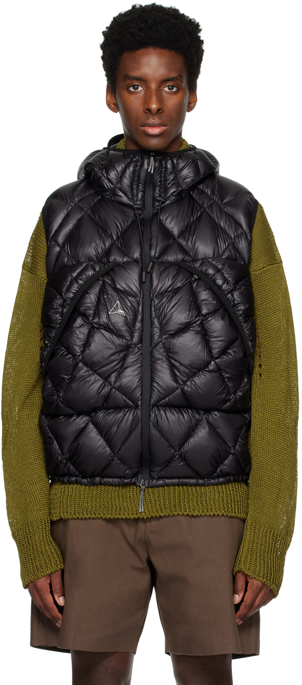 ROA Green Diamond-Quilted Down Vest - ShopStyle