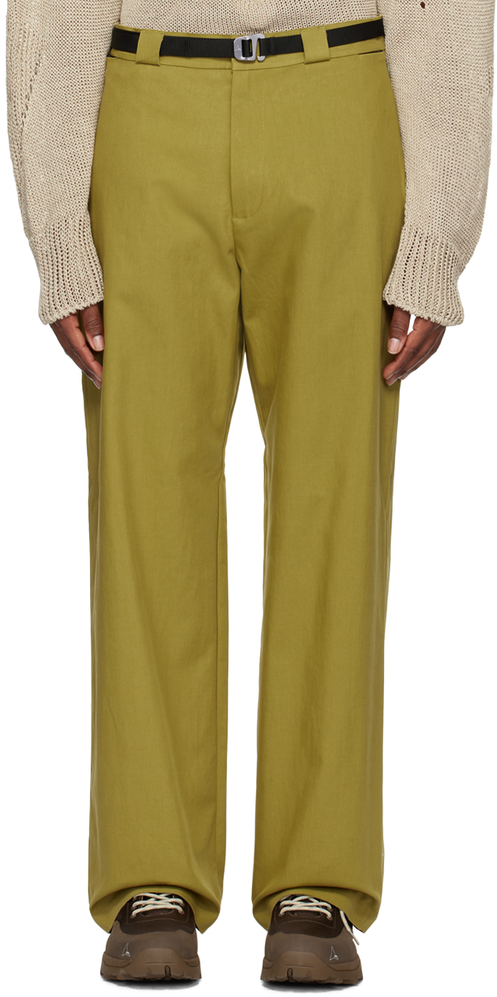 ROA GREEN BELTED TROUSERS