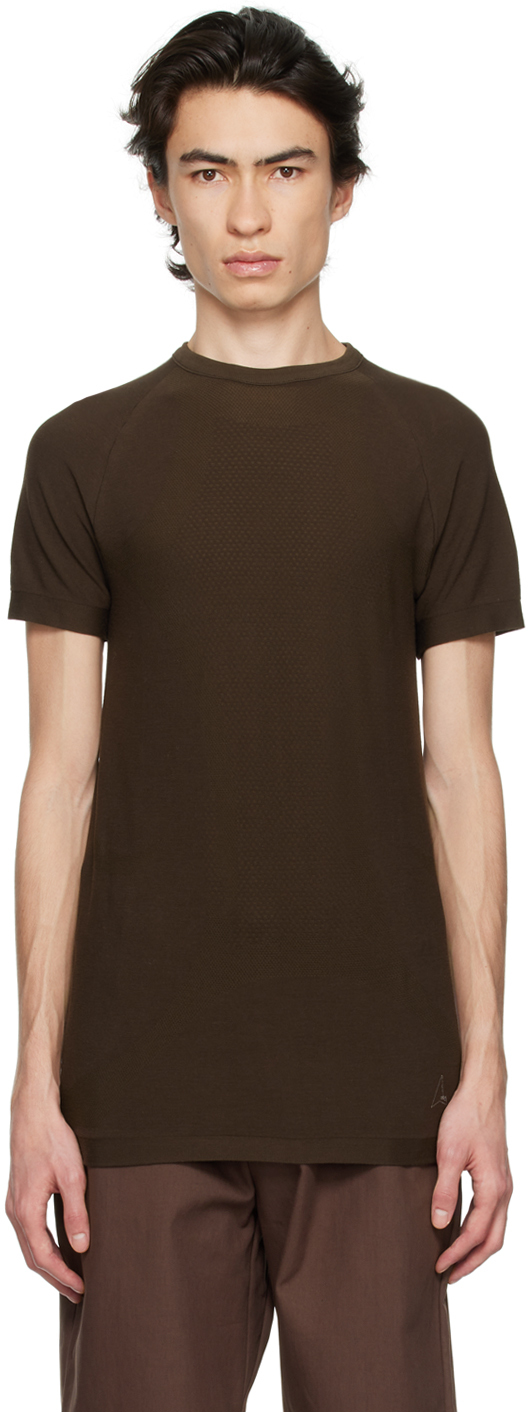 Roa Brown Seamless T-shirt In 1259200 Terra Cotta