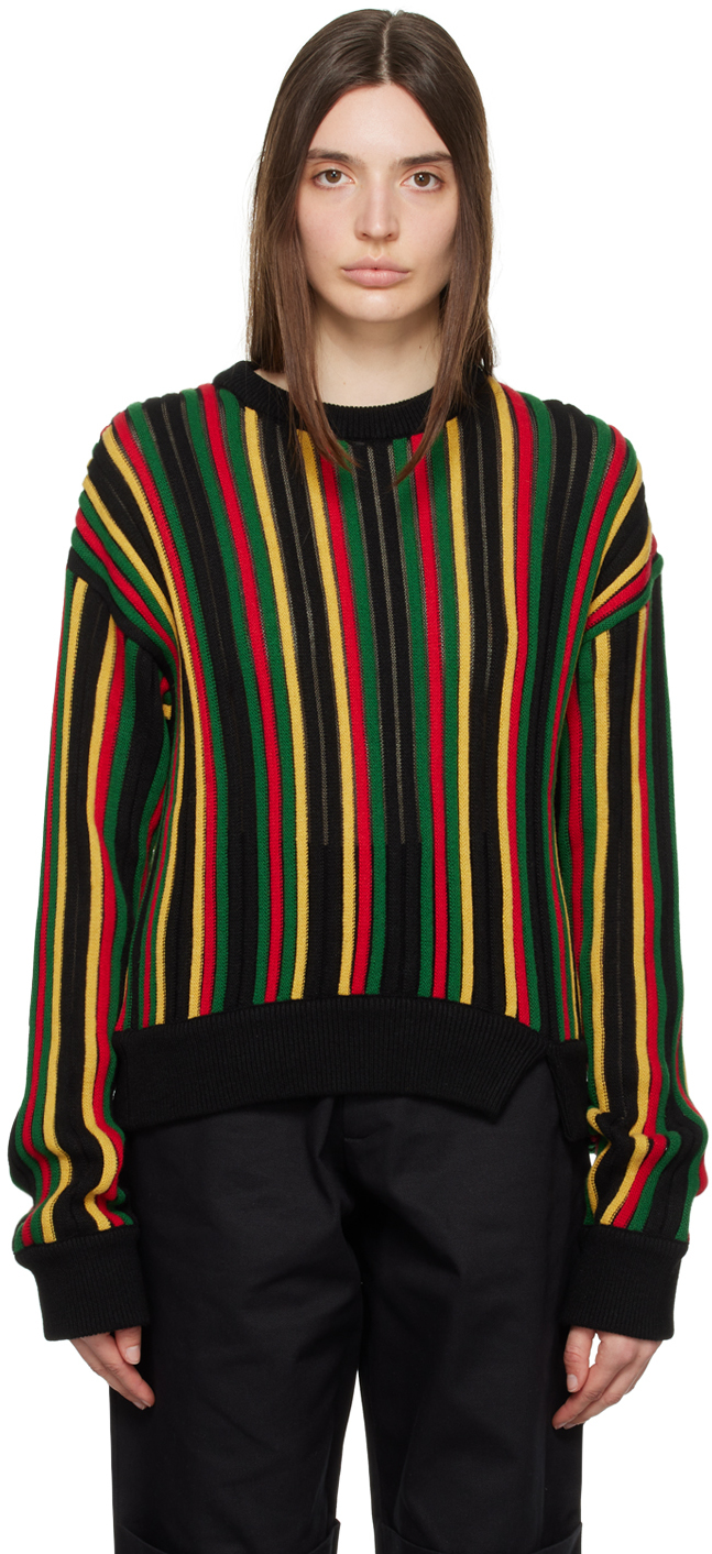 Spencer Badu Multicolor Striped Sweater In Multicolour