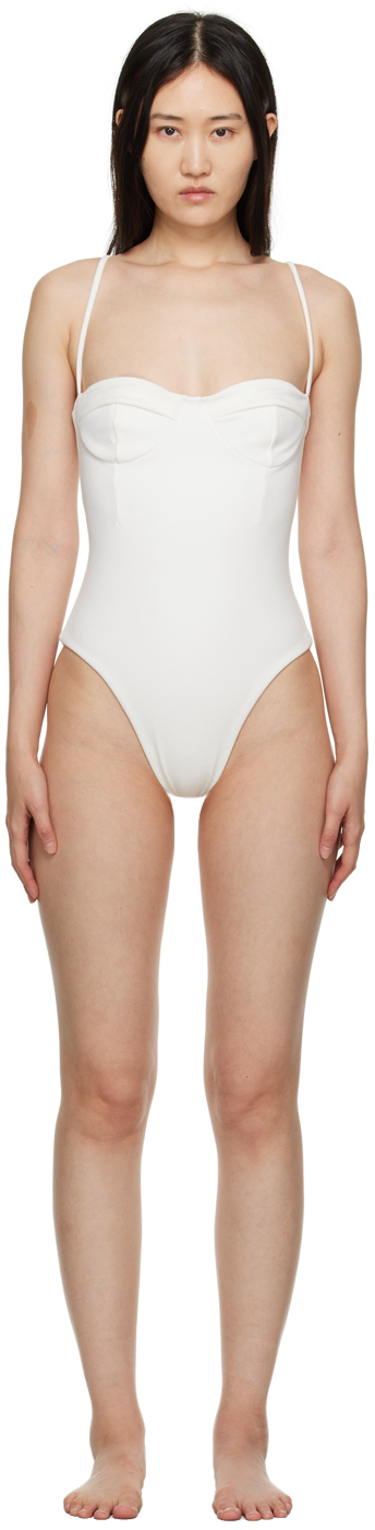 Haight Off-white Vintage Swimsuit In 0014 Off White
