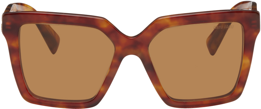 Tortoiseshell Oversized Square Sunglasses