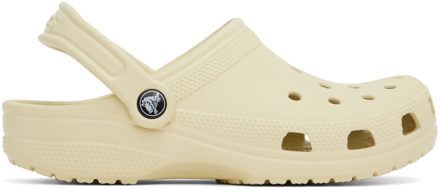 Crocs: Off-White Classic Clogs | SSENSE Canada