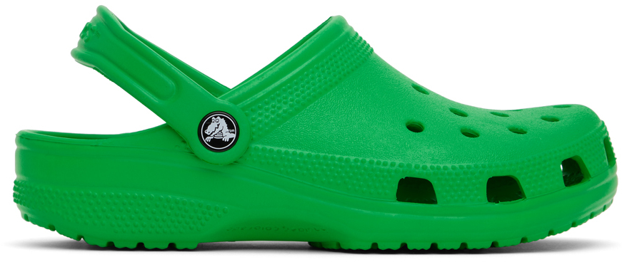 Crocs Green Classic Clogs In 3e8 Grass Green | ModeSens