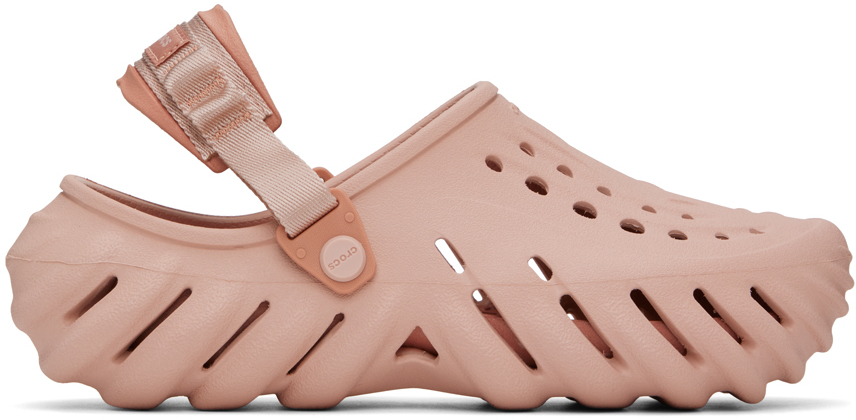 Crocs Echo Mules -  - Pink Clay - Synthetic