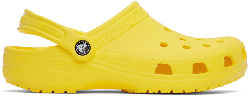 Crocs: Yellow Classic Clogs | SSENSE