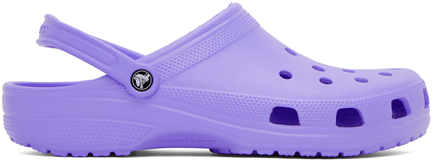 Crocs: Purple Classic Clogs | SSENSE Canada