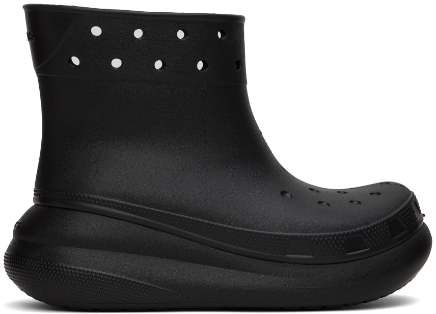 CROCS BLACK CRUSH BOOTS