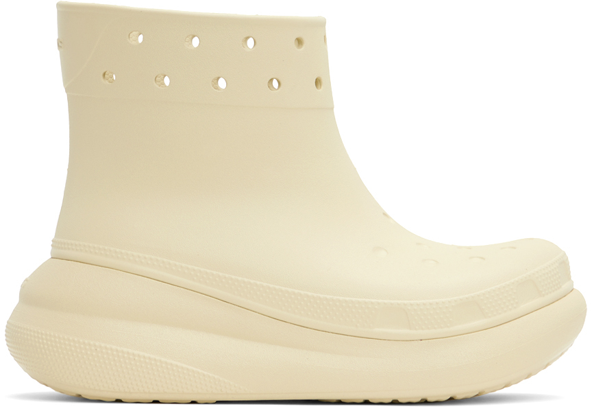 Crocs: Off-White Crush Boots | SSENSE UK