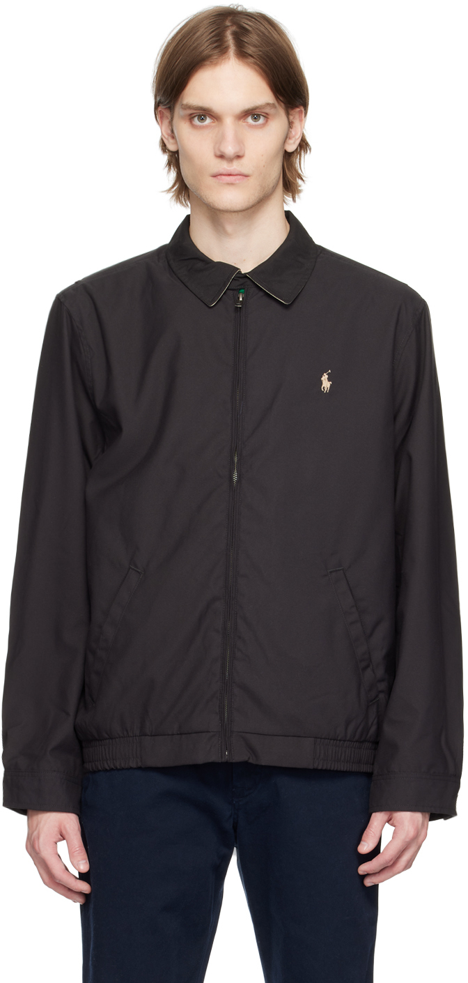 Black Bi-Swing Jacket by Polo Ralph Lauren on Sale