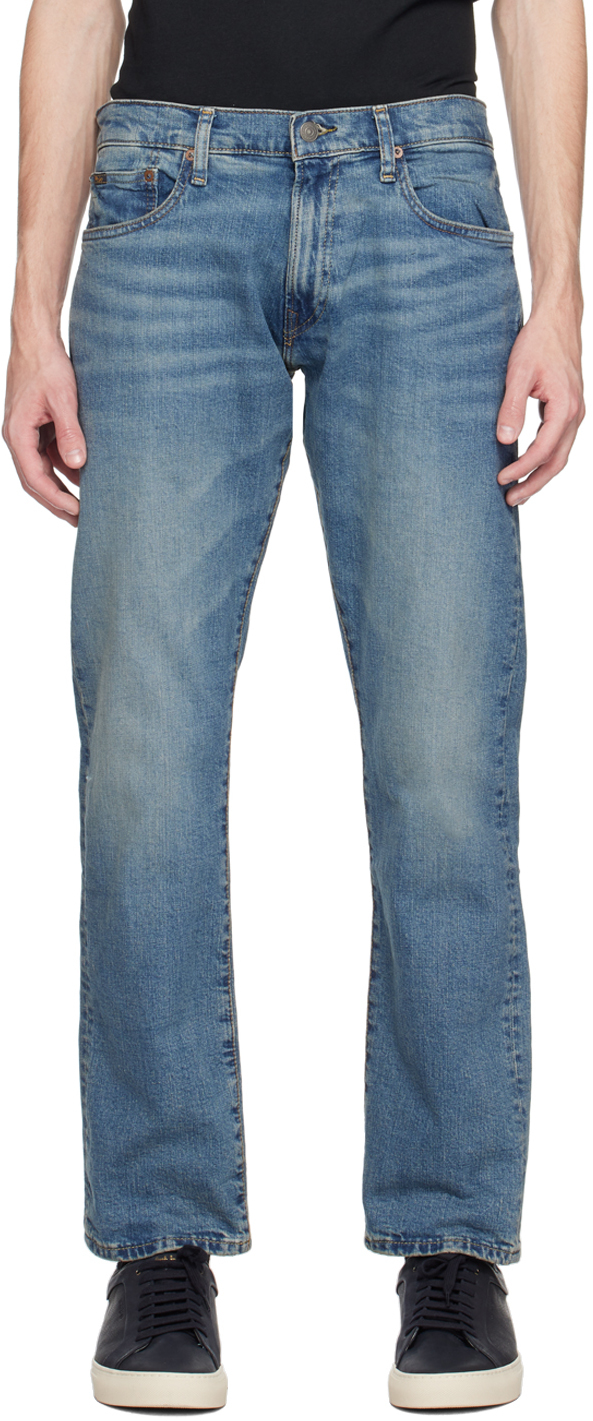 Polo Ralph Lauren: Blue Hampton Jeans | SSENSE
