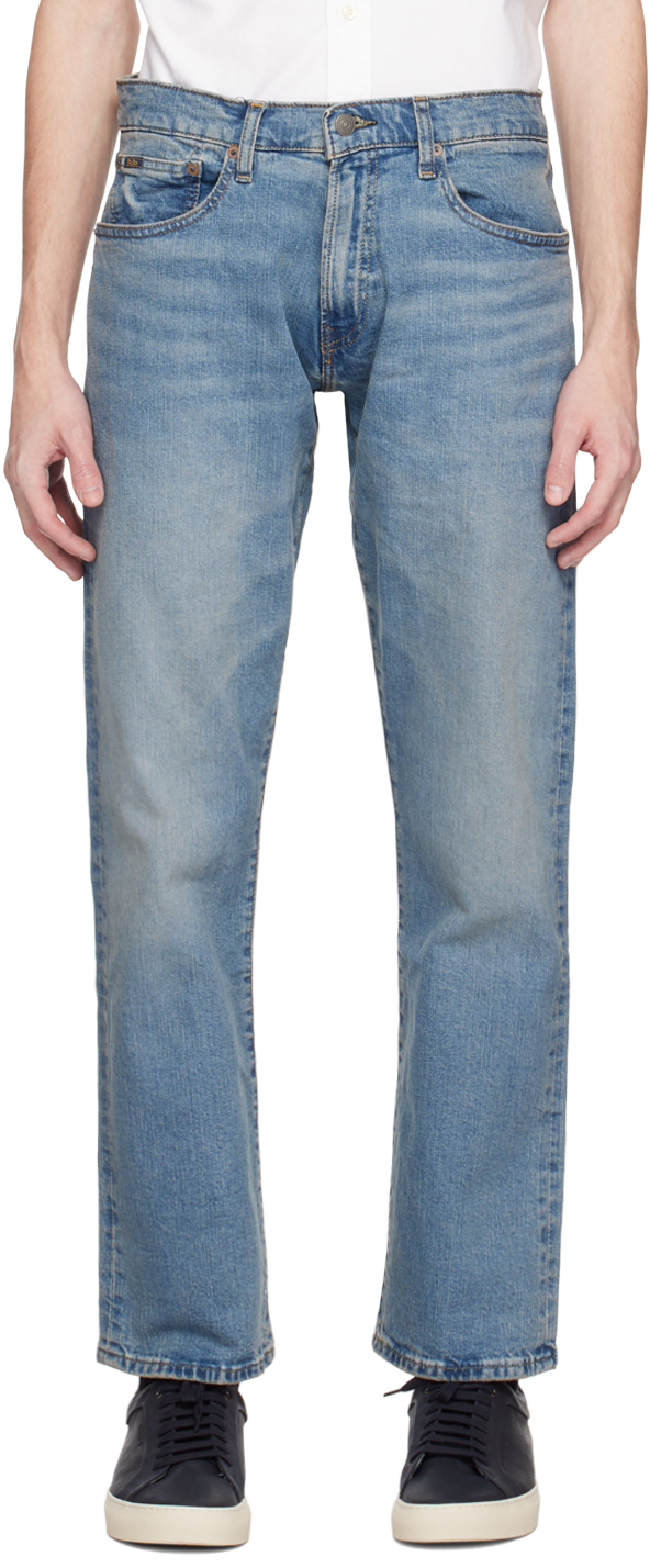 Polo Ralph Lauren: Blue Hampton Jeans | SSENSE