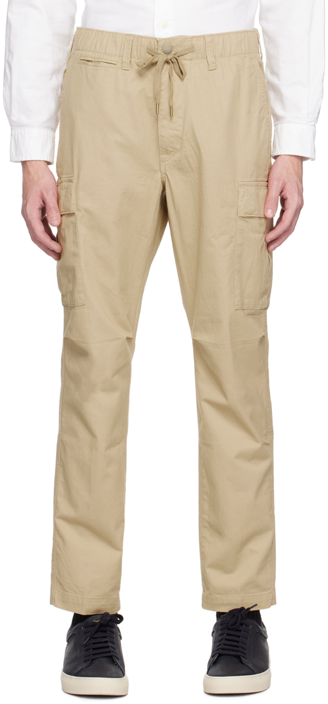 Polo Ralph Lauren stretch twill cargo trousers slim fit in khaki