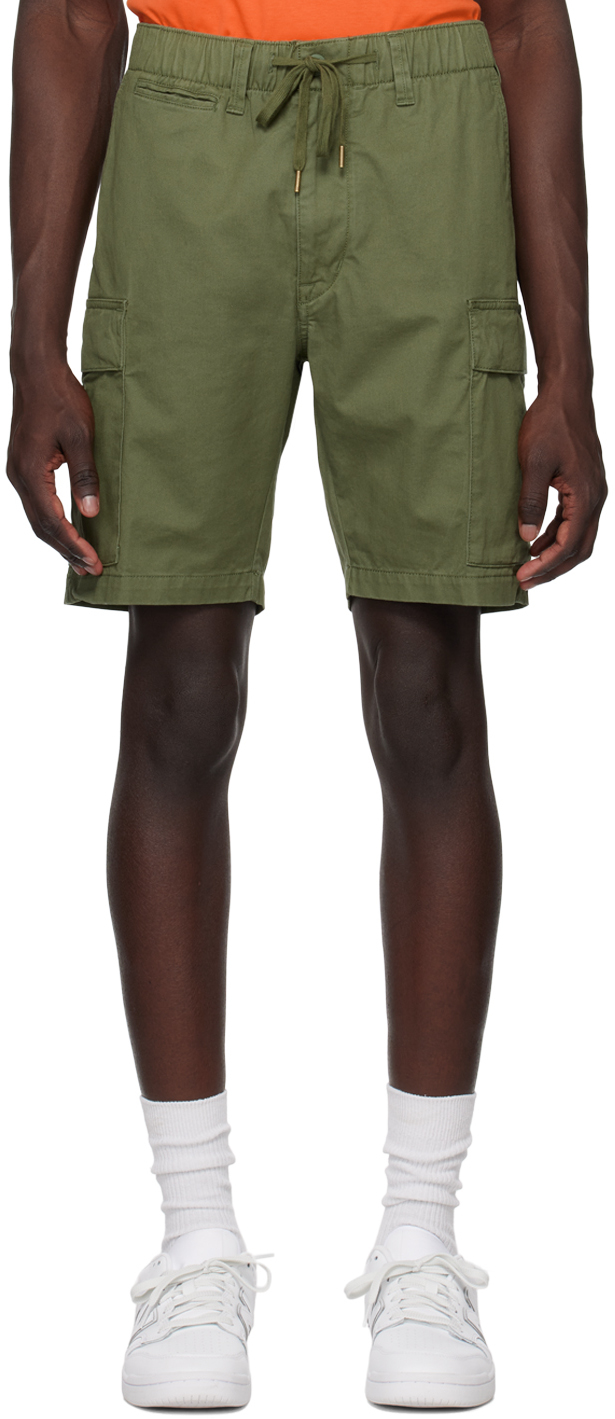Polo Ralph Lauren: Khaki Drawstring Shorts | SSENSE