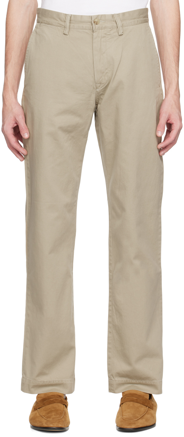 Tan Classic Fit Trousers