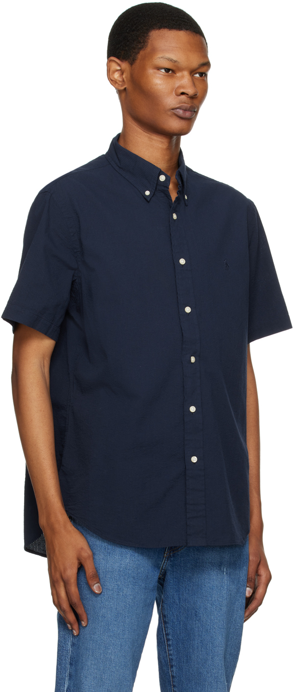 Shop Polo Ralph Lauren Navy Astoria Shirt In Astoria Navy