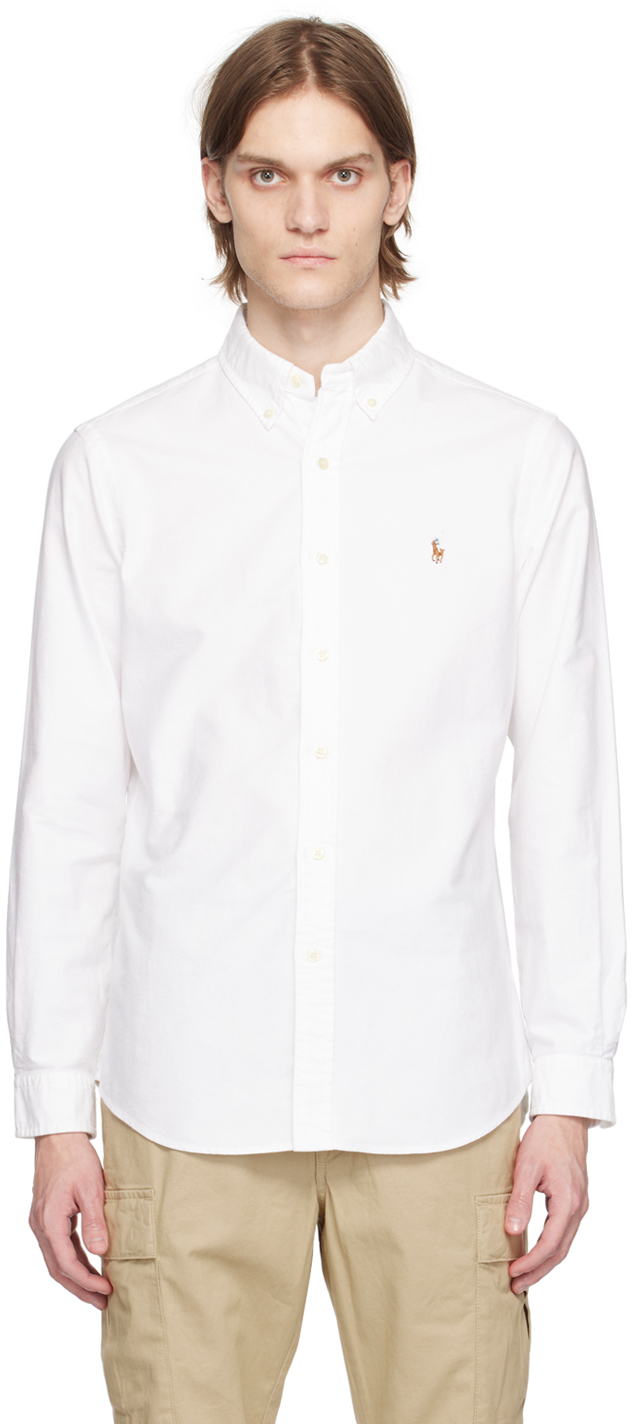 Polo Ralph Lauren: White Iconic Shirt | SSENSE UK